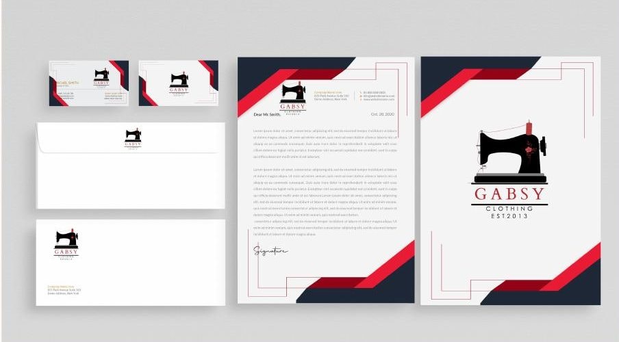 Gabsy Clothing stationery set