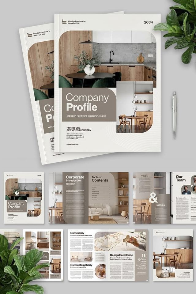 Company profile and brochure design