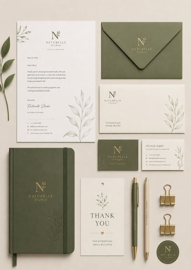 Brand identity and stationery design