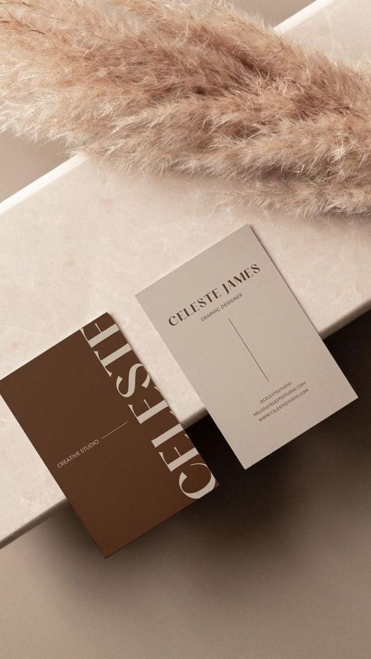 Business card design